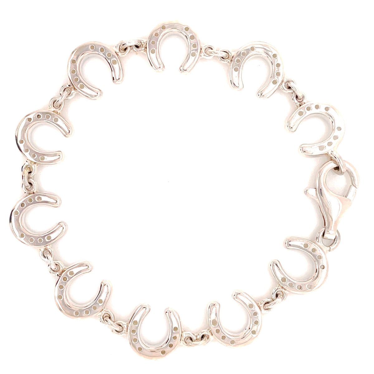 Sterling silver horseshoe deals bracelet