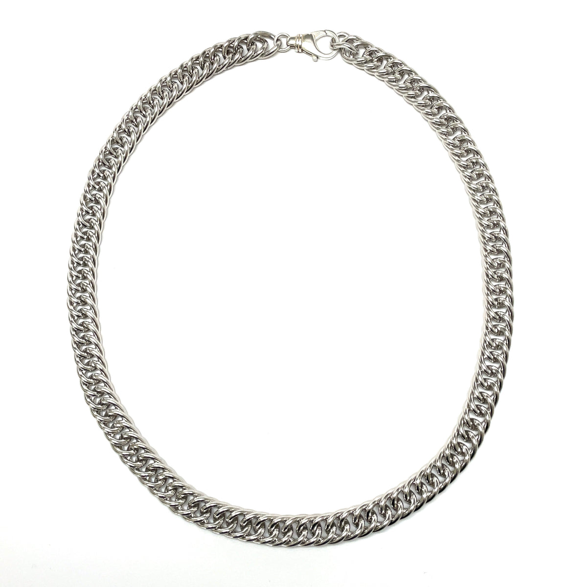 Solid sterling silver curb chain bracelet – The Simple Equine