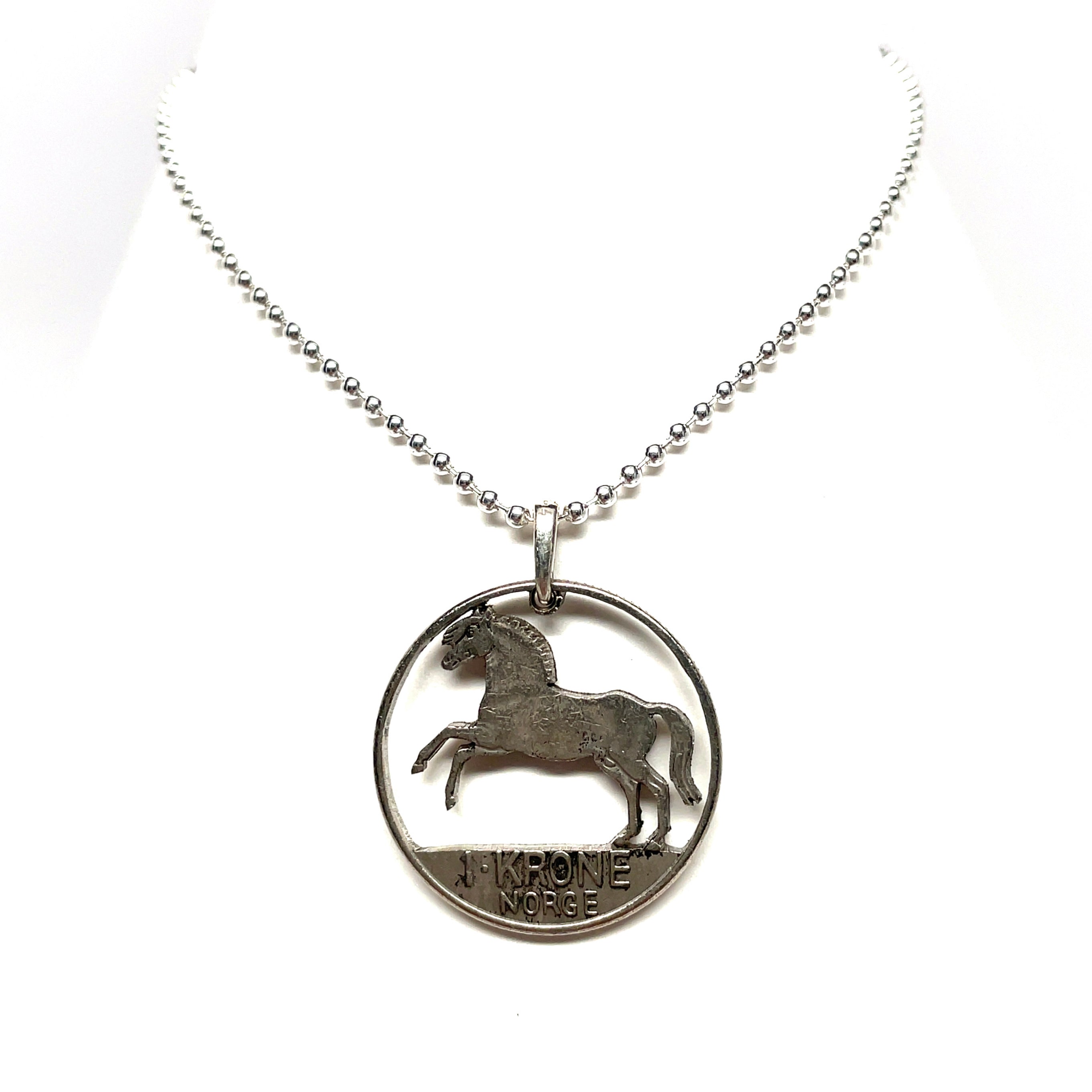 Equestrian horse coin jewelry