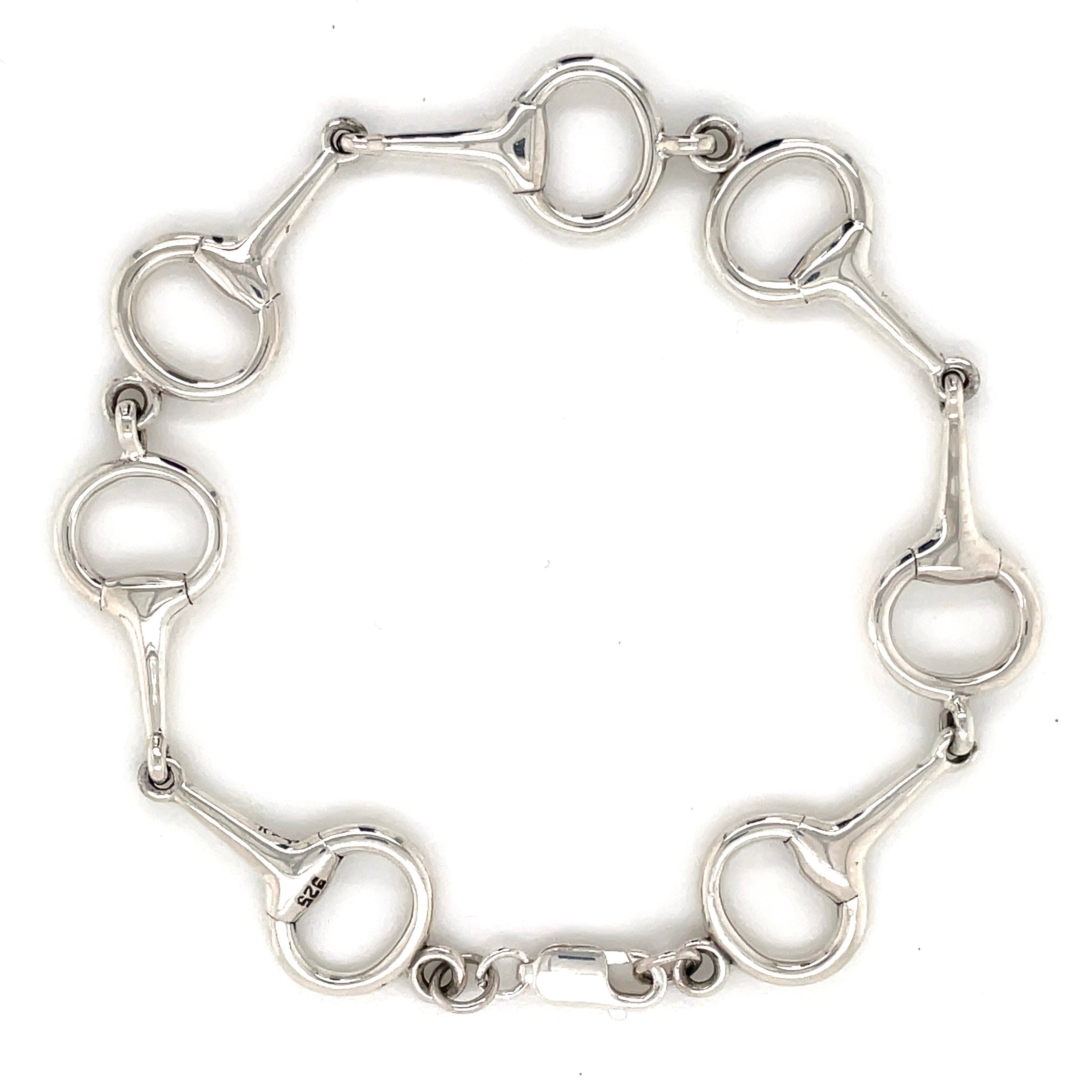 Snaffle Bit Bracelet in Sterling Silver — Hadley Chloe