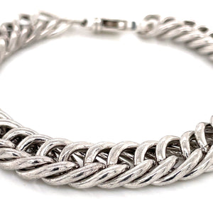 Bold curb chain bracelet