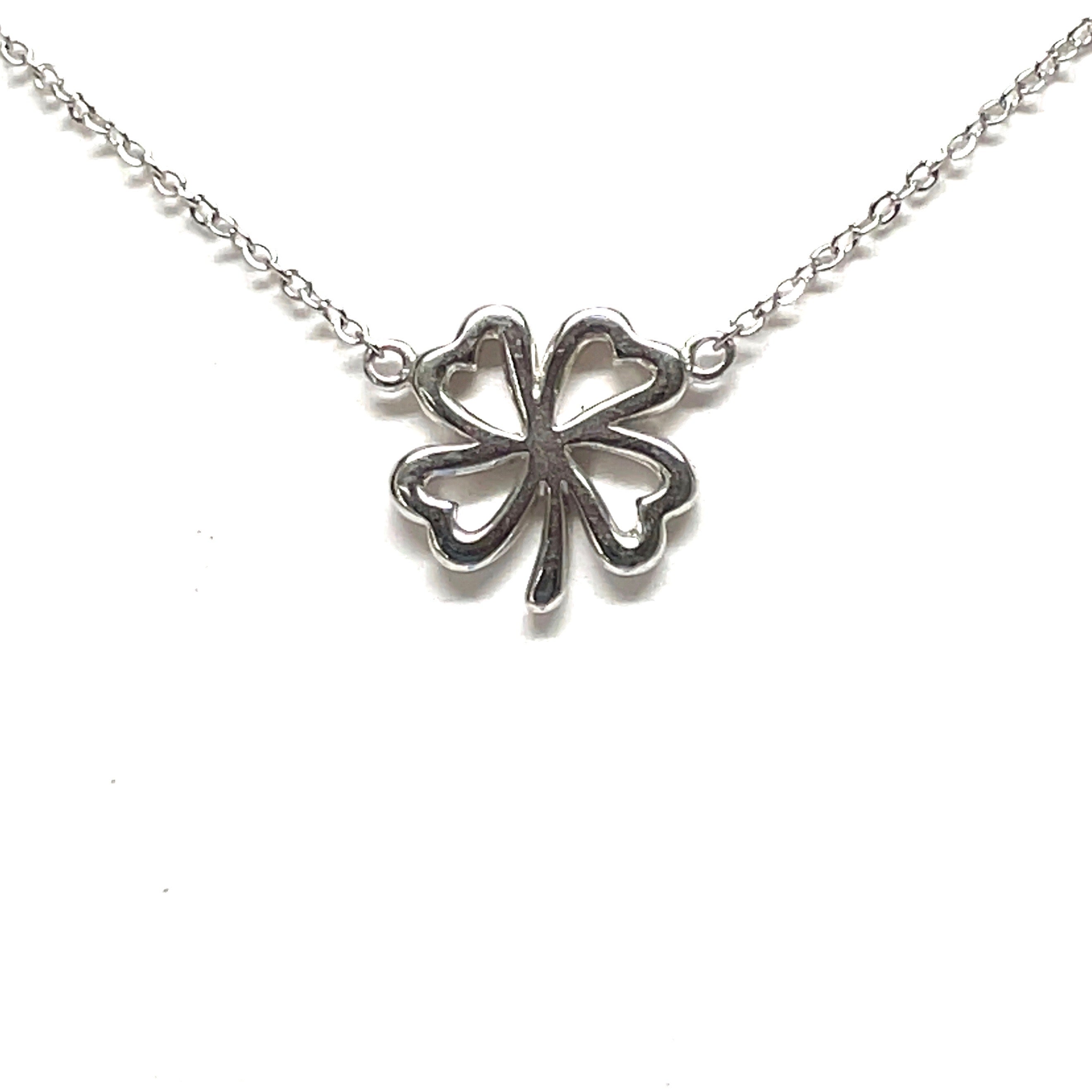 Simple Real Colver Real Four Leaf Clover Necklace