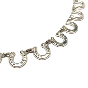 silver horseshoe necklace